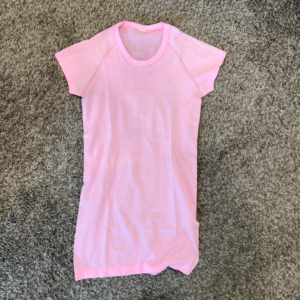 lululemon athletica Pink Short Sleeve Tee